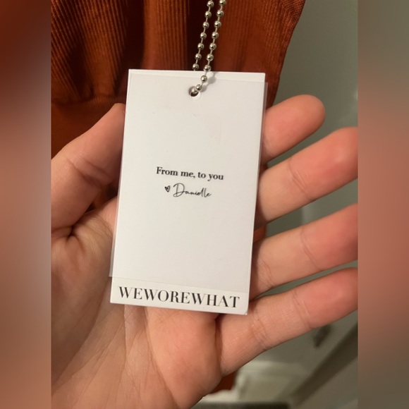 WeWoreWhat Burnt Orange Jumpsuit - Picture 3 of 6